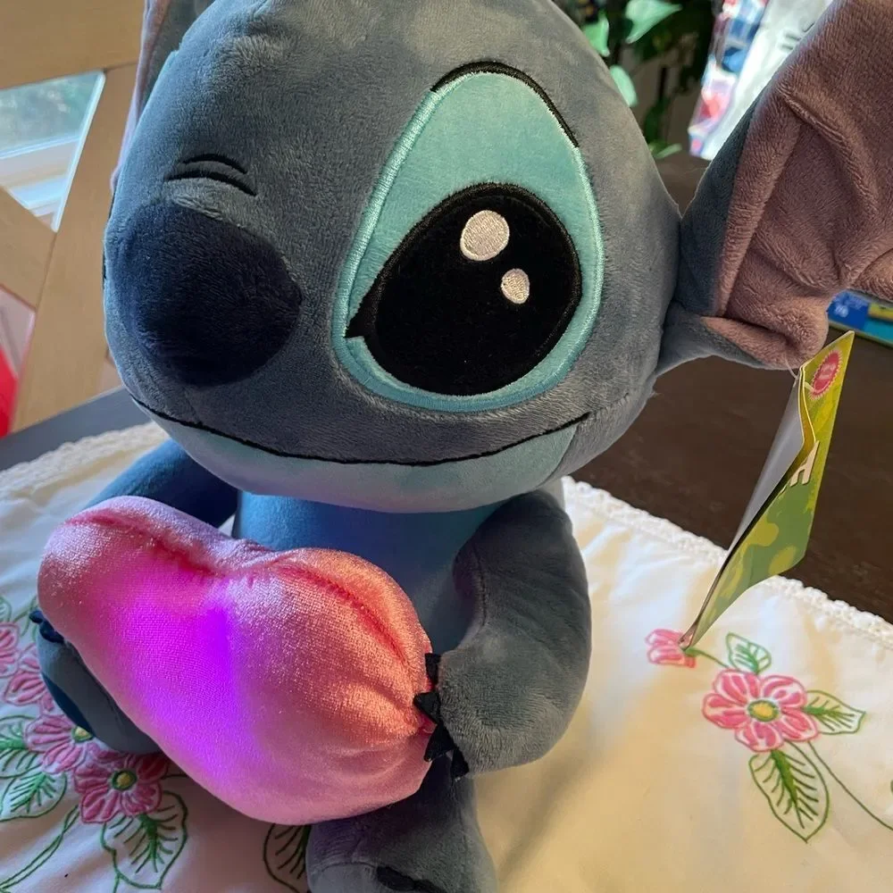 Disney Lilo and Stitch Light Up Heart 13 inch Plush Stitch